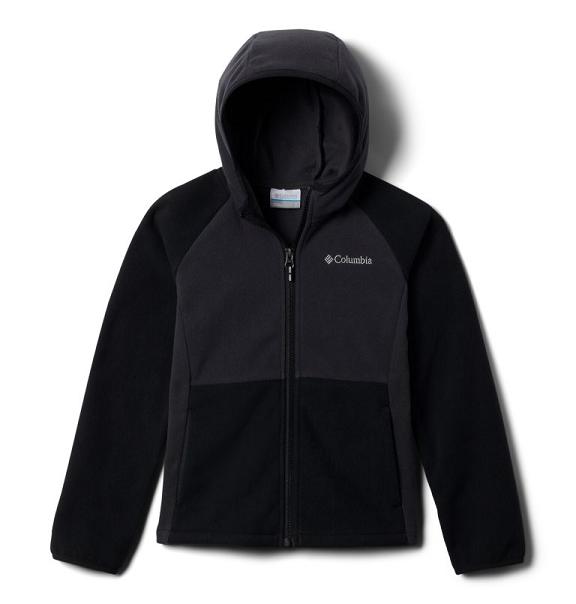 Columbia Fast Trek II Fleece Jacket Black For Girls NZ20534 New Zealand